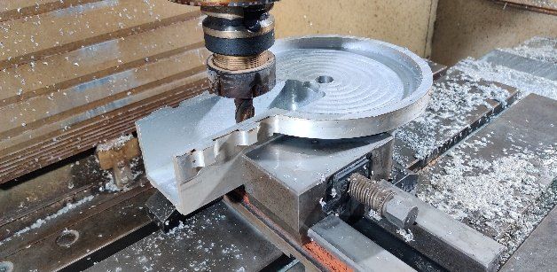Aluminium part: Machined