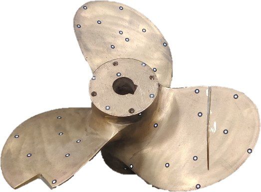 Propeller repair: Damaged