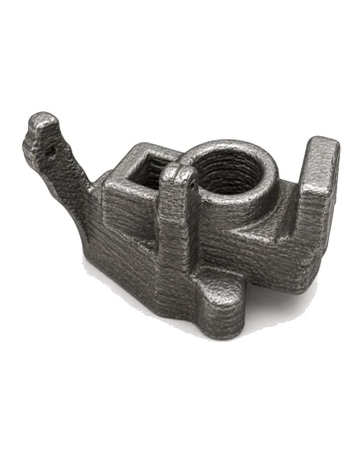 Automotive steering knuckle built by WAAM