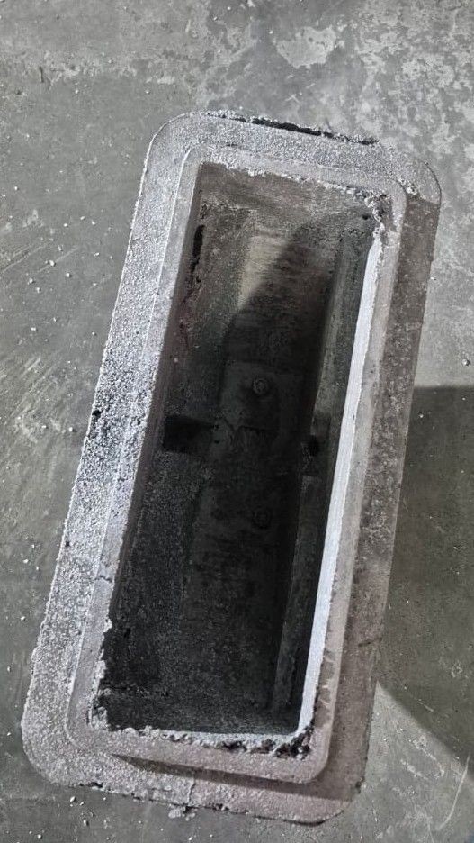 As-cast aluminium part from a 3D printed pattern